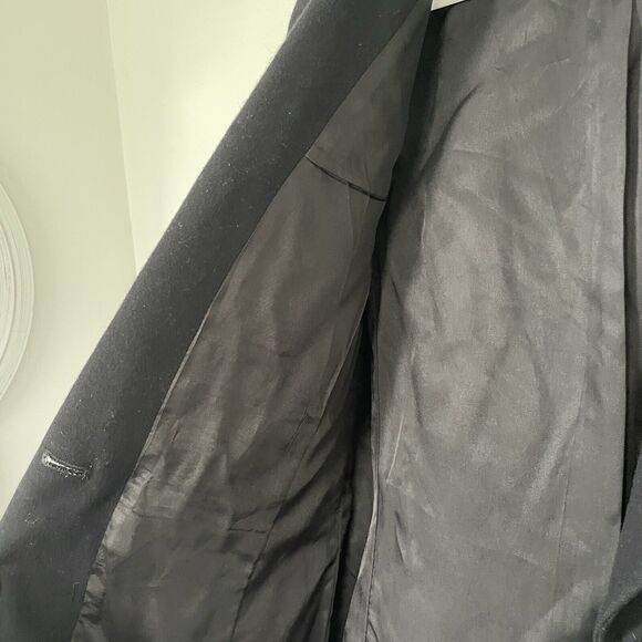 Vtg Pendleton Black Blazer Preppy Professional Corporate Wool Womens Sm Petite - Picture 5 of 12